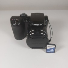 SAMSUNG WB101 16.2MP Digital Bridge Camera With SD Card, Black - Tested