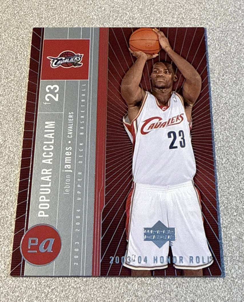 2003-04 Upper Deck Honor Roll Popular Acclaim #PA7 LeBron James Cavaliers