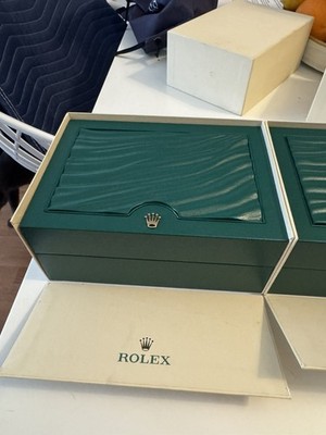 2x Rolex 2003-2015 wave Style 39139.64  M Size box/Case.Inner Box Only