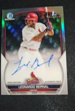 2023 Bowman Chrome - Prospect Autographs Leonardo Bernal #CPA-LB Refractor /499
