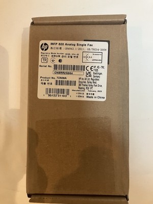 (BRAND NEW) HP MFP *7ZA08A* 800 SINGLE FAX ANALOG ACCESSORY