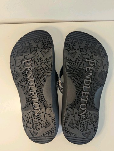 Pendleton Sandali da Spiaggia Uomo Taglia 9 M Grigio Nero Vacanze Outdoor - Foto 10 di 11