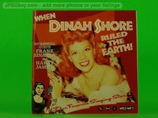 DINAH SHORE WHEN DINAH SHORE RULED THE EARTH (633) 20+ Track CD Album including 