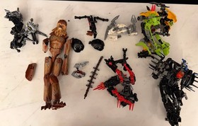 LEGO BIONICLE & Hero Factory Figures Lot. 7145,2192,2193,7165 Not Complete