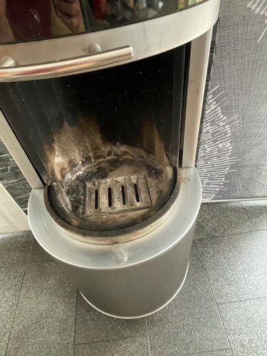 Spartherm Piu Kaminofen rund in Edelstahl - Bild 4 von 4