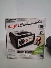 New Schumacher 10a 12v Automatic Battery Charger Maintainer Led Indicators