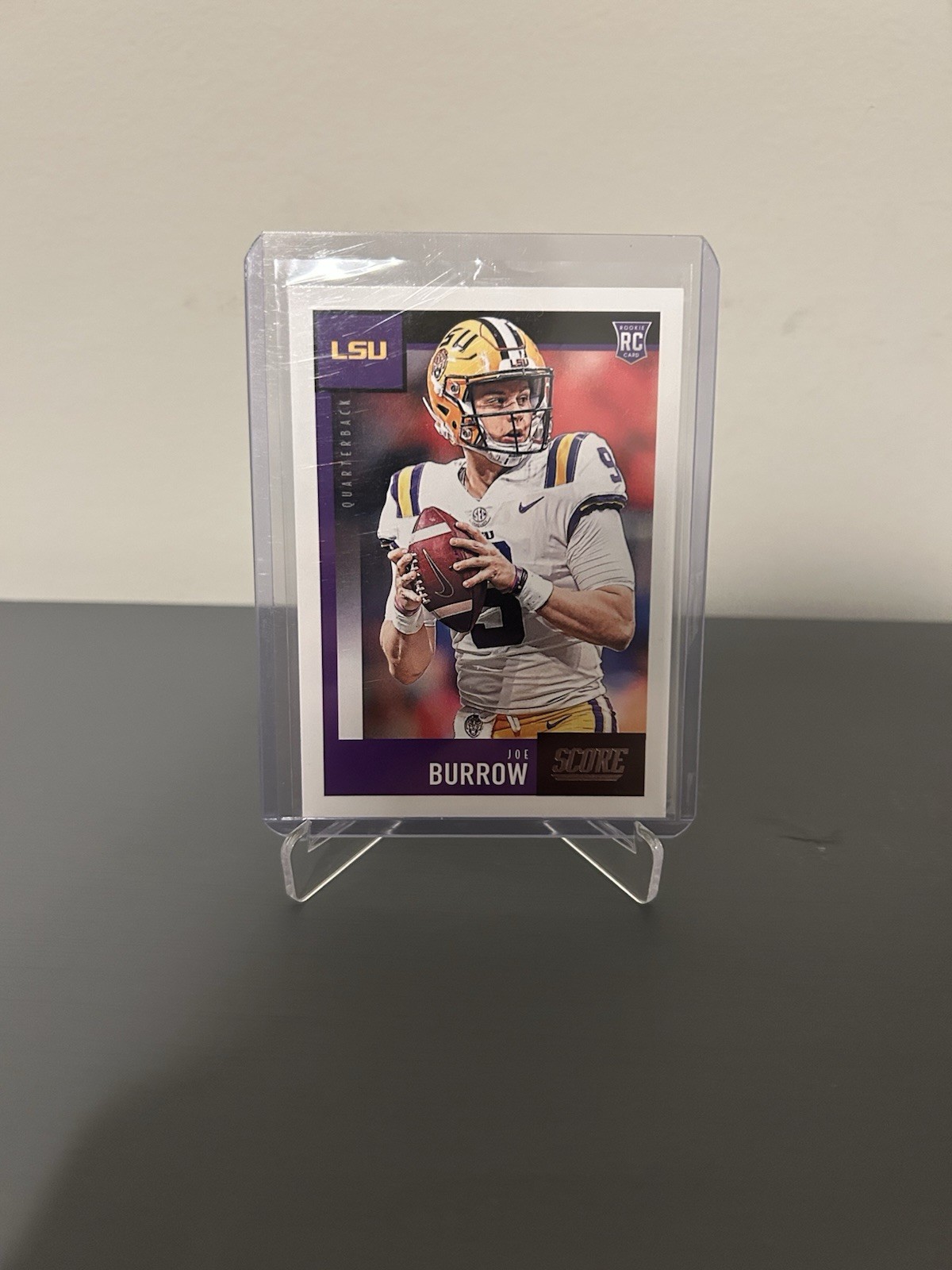 2020 Score Panini Joe Burrow Rookie Card LSU Tigers NO. 360