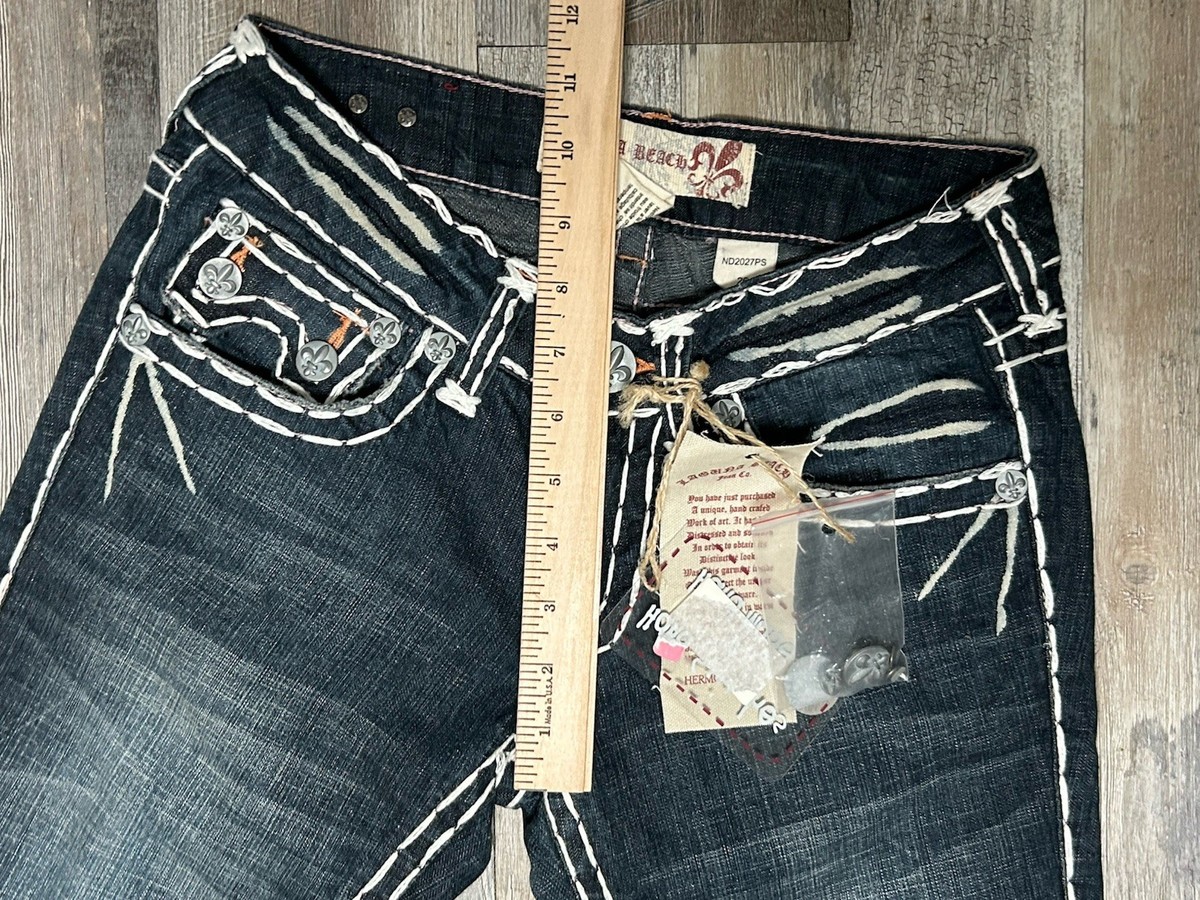 VTG Laguna Beach Jeans Co Dark Women's Size 26 Made In USA NWT