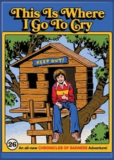 STEVEN RHODES WHERE I GO TO CRY MAGNET 2.5” X 3.5” NEW