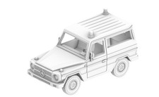 3D Printed 1/72 German G-Class 280 GE SW off-road vehicle Unpainted