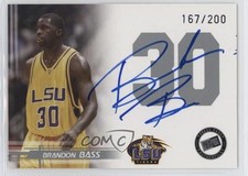 2005-06 Press Pass Auto Silver 167/200 Brandon Bass Auto 05fy