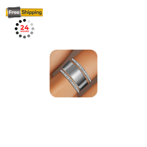 Authentic LevyPan 2-Pack 14K Gold Plated Stacking Rings for Oura Ring Gen 8, Silver