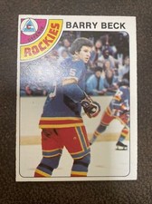 1978-79 OPC:#121 Barry Beck Rockies RC Hockey Card! Rangers