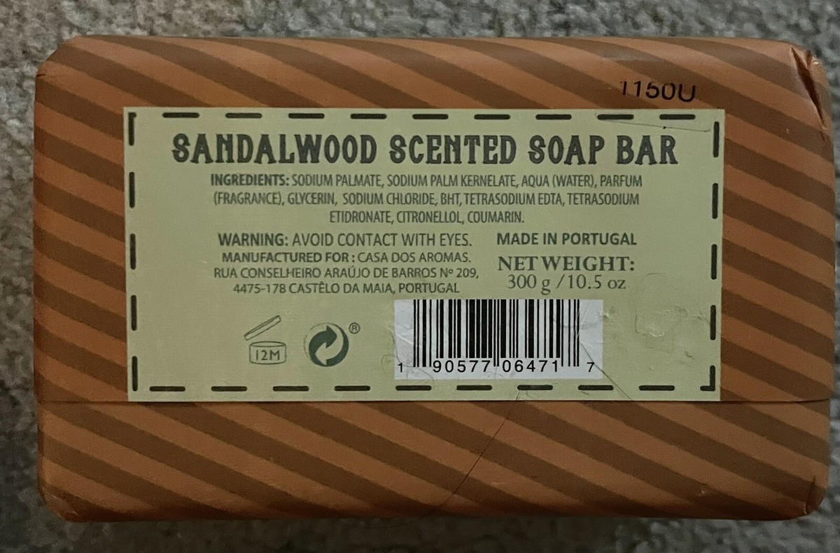 Casa Dos Aromas | Triple Milled Soap | 10.5 OZ | Made in Portugal