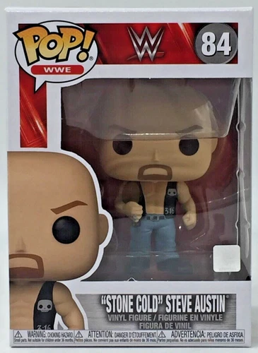 Funko POP! WWE Stone Cold Steve Austin #84 with POP Protector