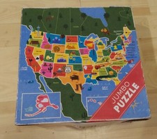 Mudpuppy Jumbo Puzzle Map of the USA 25 Pieces