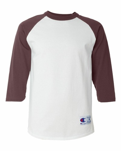 Champion Mens 3/4 Sleeve Raglan Baseball T-Shirt T137 S-3XL CLOSEOUT - Picture 31 of 53