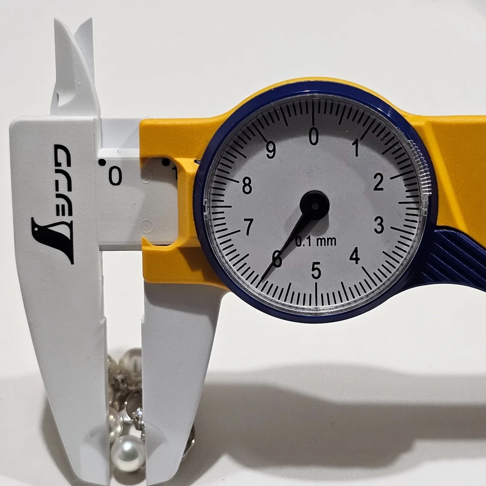 1561 mikimoto cultivado akoya perla colgante superior 14k oro blanco de Japón... - Imagen 3 de 4