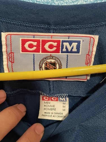 Vintage CCM Center Ice Washington Capitols Hockey Jersey Blue MEDIUM - Picture 3 of 4