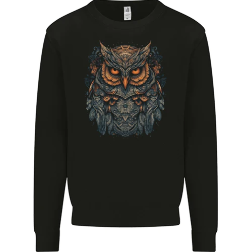 Un Gufo Mitico Fantasy Tribale Per Uomini Donne Bambini Unisex - Foto 78 di 102