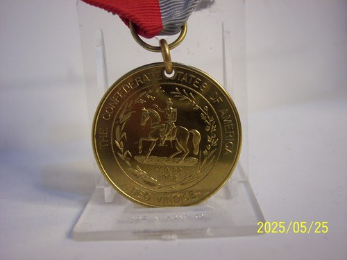 Vintage THE CONFEDERATE STATES OF AMERICA 1862 Deo Vindice Medal USA 1987 - Bild 4 von 4