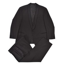Licona Black Tuxedo Suit Trouser Pants  Blazer Mens Gr 27 / EUR 54 / US 42-44