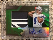 2016 Panini Freshman Fabric Dak Prescott Rookie AUTO Swatch; 3/5