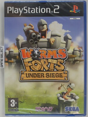 Worms Forts Under Siege ps2 Playsation 2 pal - Original Brand New Sealed
