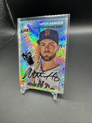 2023 Topps Chrome Platinum Mitch Haniger #310 Topps Refractor 454/499 Giants 🔥 - Imagen 2 de 15