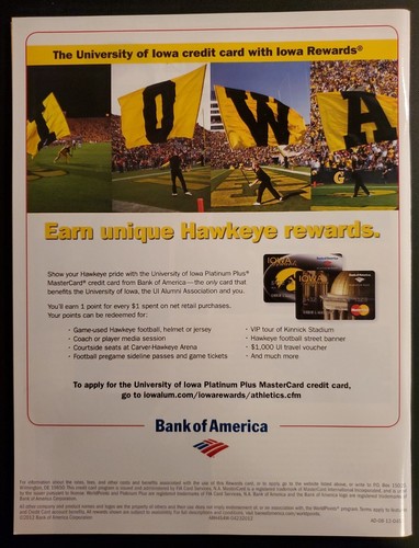 Iowa Hawkeyes Minnesota Gophers Football Program 9/29 2012 Nico Law Homecoming - 第 2/2 張圖片