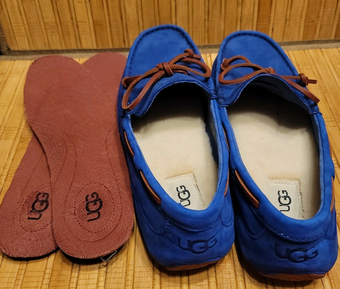 🔥🔥UGG Australia Men's Chester Capra Loafer Slippers Royal