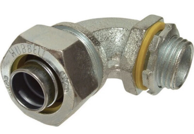 Raco 3422-8 Electro Plated 90 Deg. Liquid Tight Connector 1/2 in. (Pack of 10)