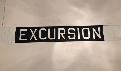 Excursion - Boston & Skegness Bus Blind (2) 30/3 1980 s 31''