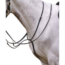 WEATHERBEETA CROSBY ENGLISH LEATHER RUNNING MARTINGALE TRAINING AID