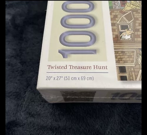 NEW-1000 PC LG FORMAT Bits & Pieces TWISTED TREASURE HUNT--SEALED - Picture 3 of 8