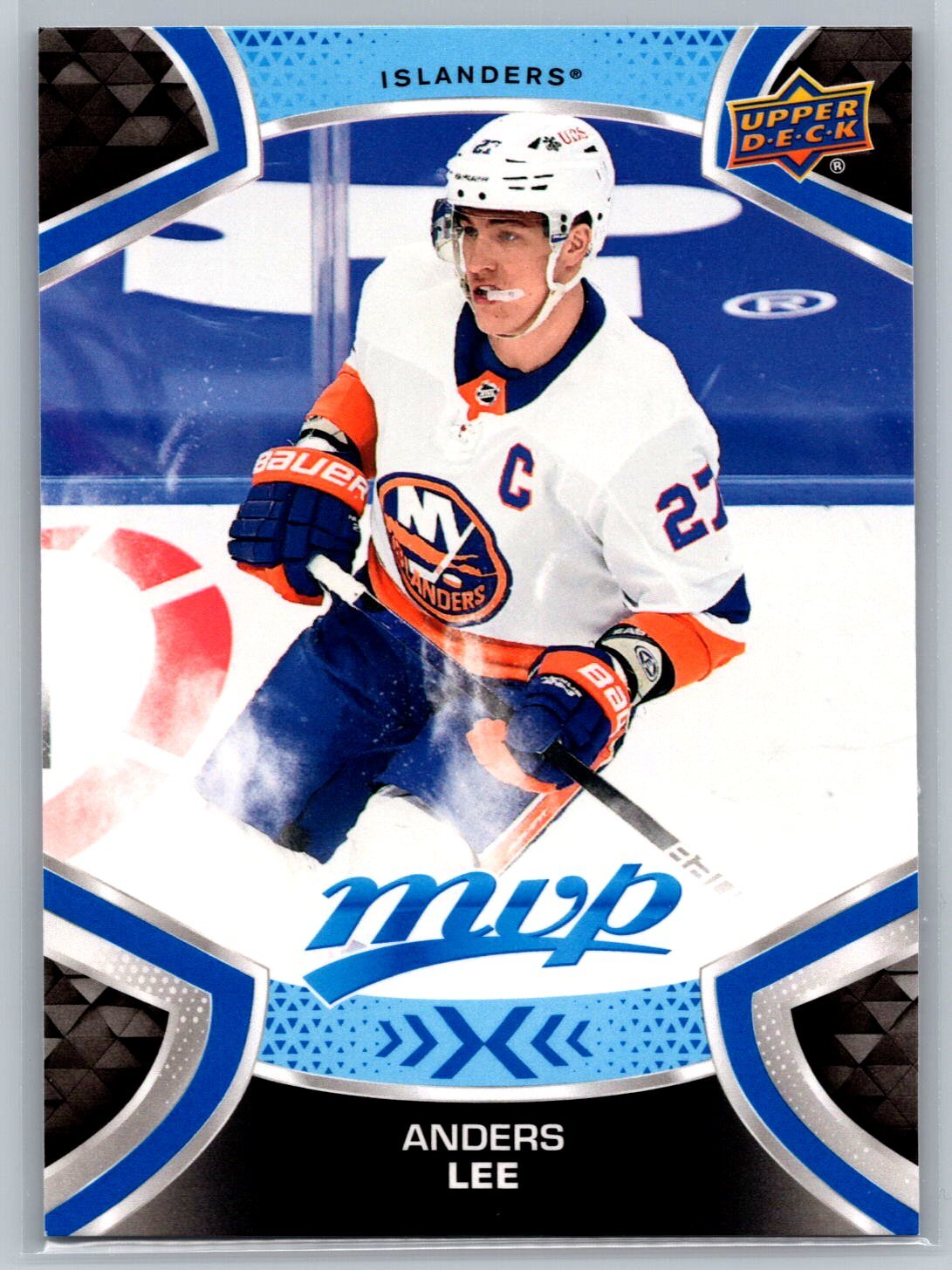 Anders Lee 2021-22 Upper Deck MVP Blue Set Break HOCKEY #175 New York Islanders