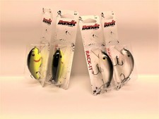 Bandit Rack-It Square Bill Crankbait - Lot Of 4 - 2 AWESOME COLORS - NEW - L K