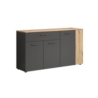 Trendteam Sideboard Kommode Anrichte Schrank Esteban Anthrazit 150 X 83 X 42 Cm