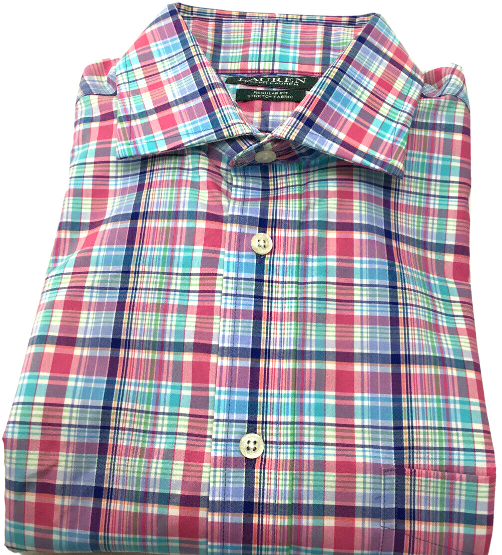 7950 Рубашка Lauren Ralph Lauren обычного покроя с длинным рукавом из хлопка многоцветного размера XL 10990₽