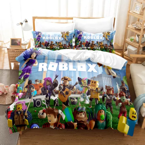 Minecraft Quilt Duvet Doon Cover Set Bedding Soft Kid Single Double Queen King - Picture 20 of 31
