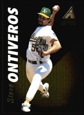 1995 Zenith Steve Ontiveros #100 Oakland Athletics