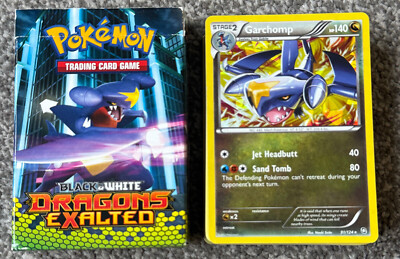 Black and White Dragons Exalted, Dragonspeed. Pokemon TGC Theme Deck Trading UK