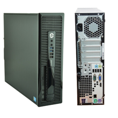 HP PRODESK 400 G2 SFF INTEL CORE I3 3.6GHZ 4GB RAM 500GB HDD DVDRW