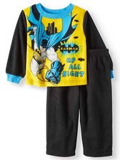 NEW 2T Batman Pajamas 2pc Set Toddler Boys SIZE 2T
