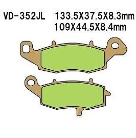 Plaquettes de frein KH229 haute endurance pour réduire la distance d'arrêt