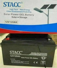 Batteria 100ah 12 v 120 ah per kit fotovoltaico pannello solare camper accumulo 