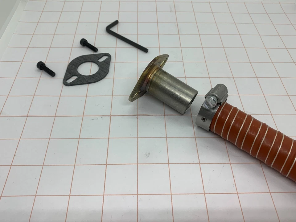 GenExhaust for Predator 5000 1" silicone tubing exhaust extension. - Image 3 of 3