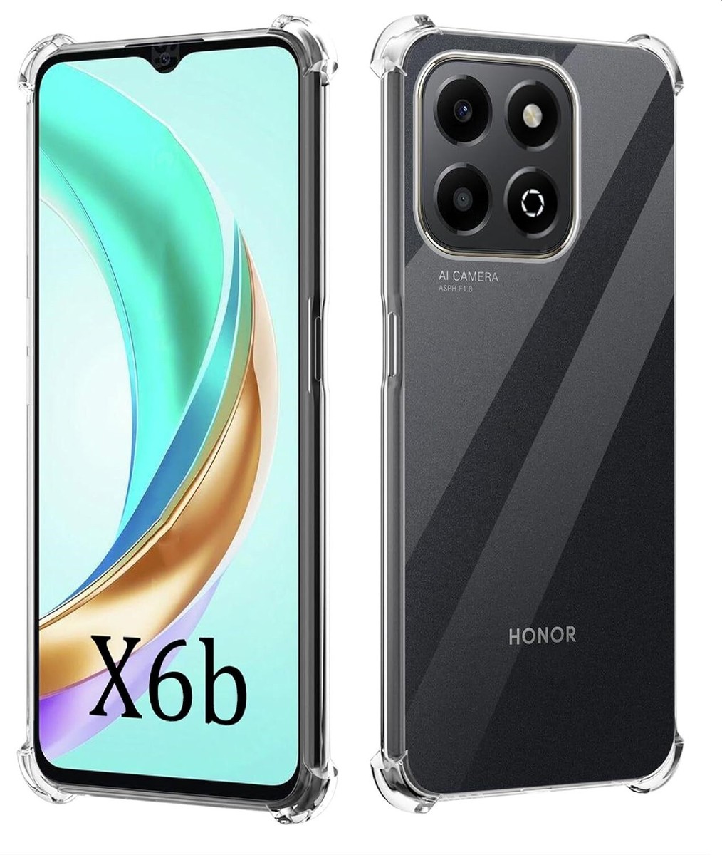 KZIOACSH Case For Honor X6B, Flexible Ultra Transparent [Anti-Scratch