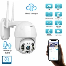 Wireless 1080P WIFI IP Camera Outdoor CCTV HD PTZ Smart Home Security IR 360 Cam