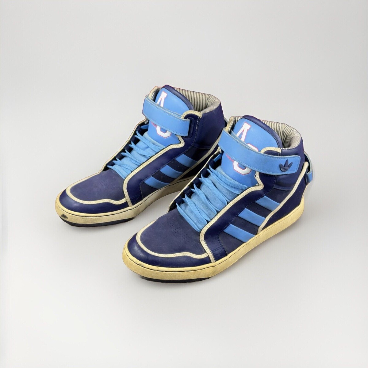 Yellow Navy Blue Adidas High Tops Adidas Alte Top